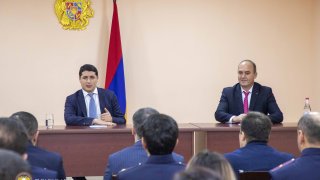 Վերանորոգվել է Ստեփանավանի քննչական բաժնին հատկացված նոր վարչական շենքը․ բացման արարողությանը ներկա է գտնվել ՀՀ ՔԿ նախագահ Արգիշտի Քյարամյանը (տեսանյութ, լուսանկարներ)